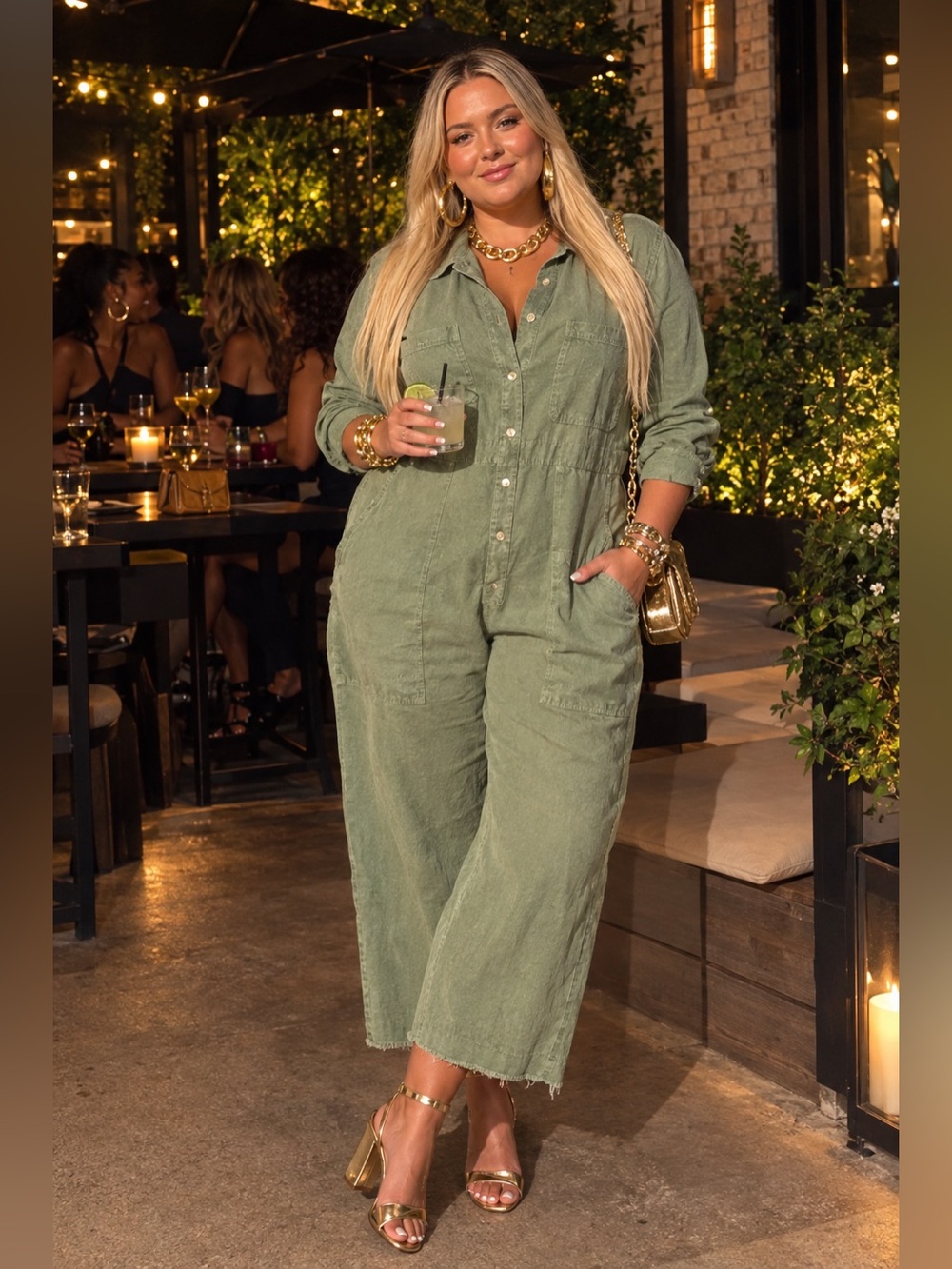 Frank & Eileen Sage Green Northern Ireland Jumpsuit